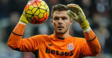Stoke stopper Butland out for up to 10 weeks after ankle surgery