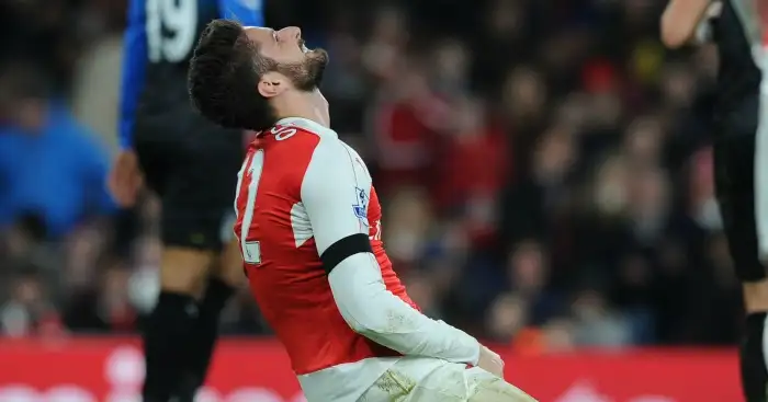 Olivier Giroud: Not worried by Arsenal goal drought