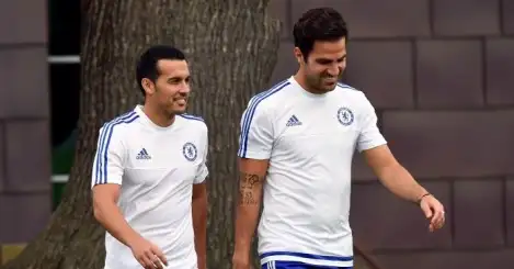 Pedro backs Fabregas to overcome tough period at Chelsea