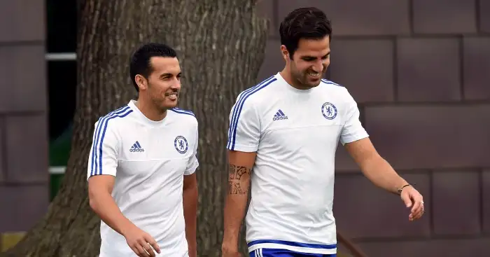Pedro backs Fabregas to overcome tough period at Chelsea