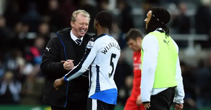 Steve McClaren: Congratulates Georginio Wijnaldum after Newcastle United's win over Liverpool