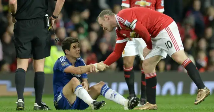 Wayne Rooney: Escaped red card for challenge on Oscar