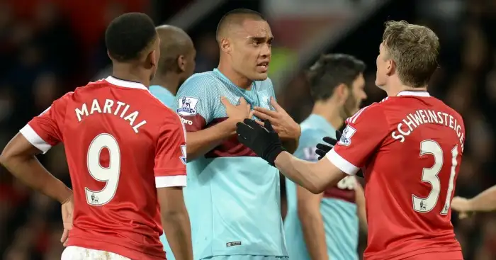 Bastian Schweinsteiger: Was banned for elbow on Winston Reid