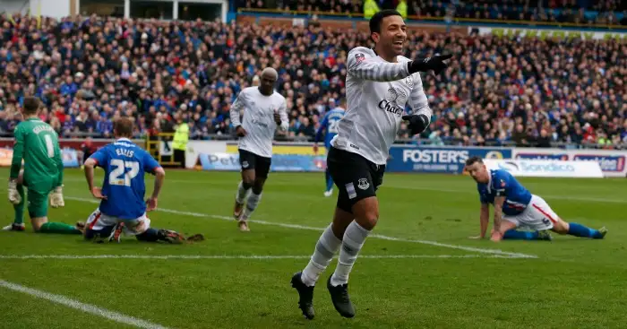 Aaron Lennon: Scored Everton's second in 3-0 win at Carlisle United