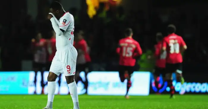 Christian Benteke: Captained Liverpool at Exeter