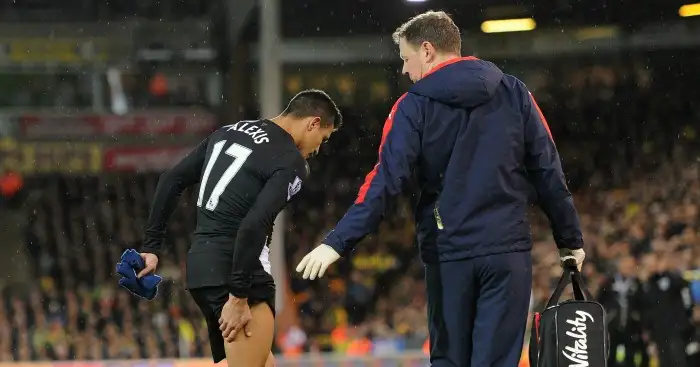 Alexis Sanchez: Sidelined since November with hamstring injury
