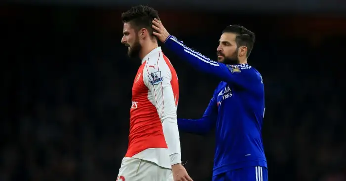 Olivier Giroud: Substituted after 22 minutes against Chelsea