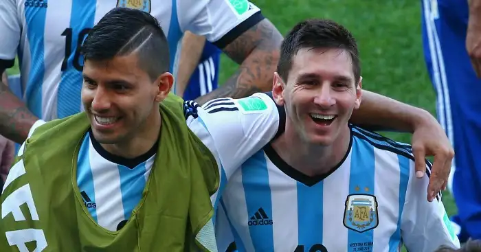 Sergio Aguero: Would love Messi link up at Man City