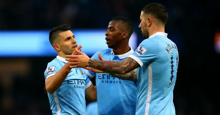 Sergio Aguero: Scored twice in Manchester City's win over Crystal Palace