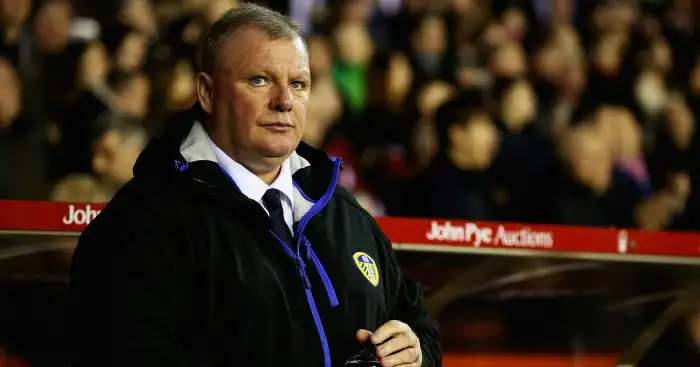 Steve Evans: Does not fear for his Leeds United future