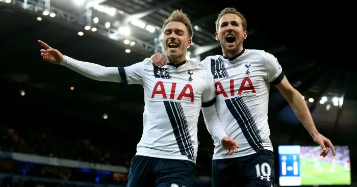 Christian Eriksen and Harry Kane: Earned Tottenham 2-1 win at Manchester City