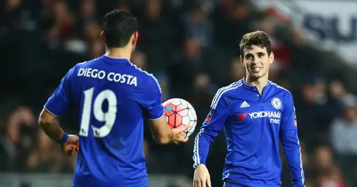 Diego Costa & Oscar: Duo have enjoyed a revival under Hididnk