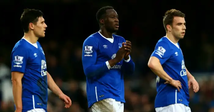 Seamus Coleman (right): Frustrated by Everton's season