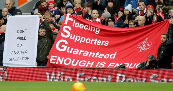 Liverpool fans: Won their battle against ticket prices