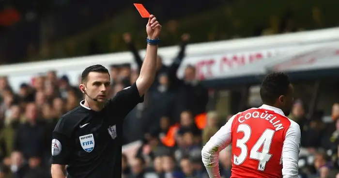 Francis Coquelin: Red carded