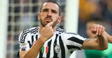Juventus reject £38million offer for star defender Bonucci