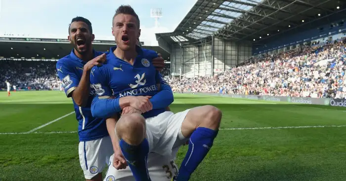 Riyad Mahrez & Jamie Vardy: Both linked with Arsenal this summer