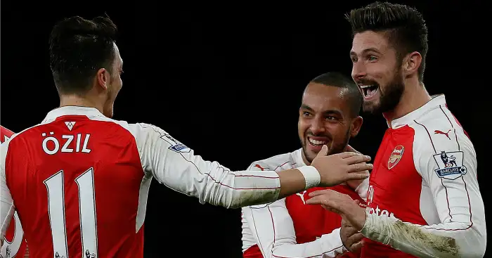 Olivier Giroud: Has been set up six times by Mesut Ozil