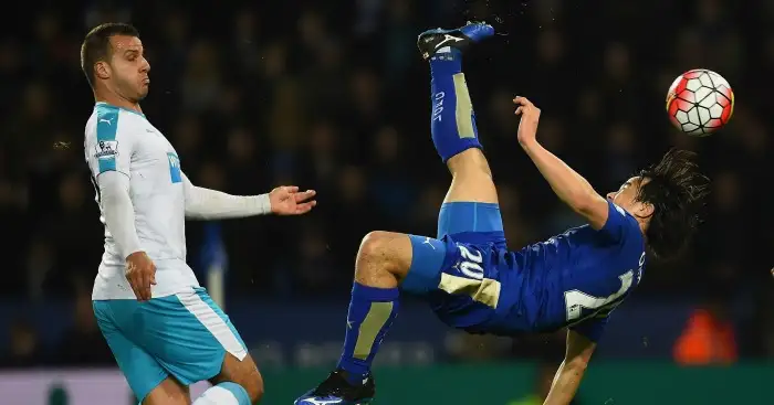 Leicester midfielder Albrighton hails ‘terrific’ Okazaki