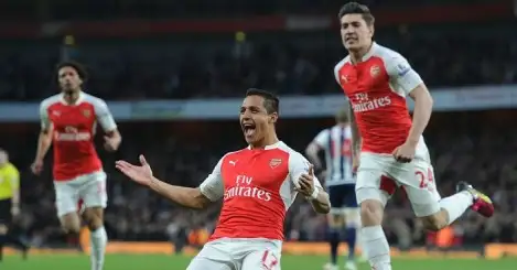 Sanchez smashes West Brom to ease pressure on Wenger