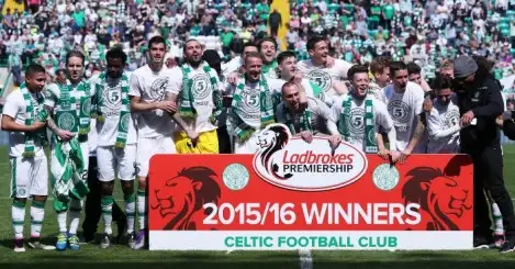 Celtic beat Aberdeen to win fifth successive Premiership title