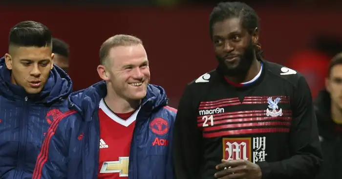 Wayne Rooney & Emmanuel Adebayor: Who will be smiling on Saturday night?