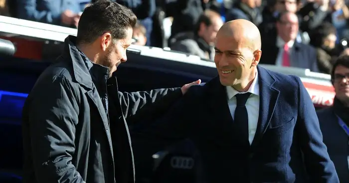 Simeone and Zidane: Who'll be celebrating in Milan?