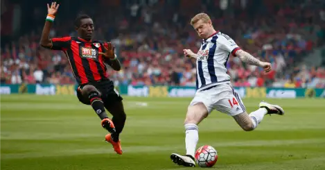 Ritchie strikes late as Bournemouth and West Brom share spoils