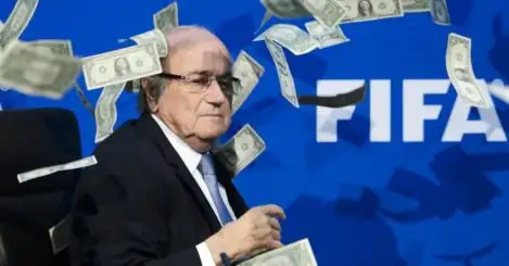 FIFA officials including Blatter ‘enriched themselves’ by £55m