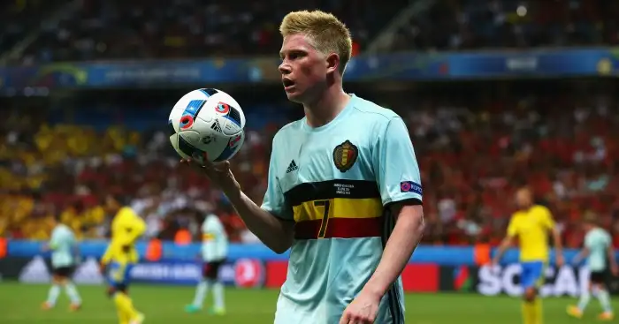 Kevin de Bruyne: Not yet scored at Euro 2016