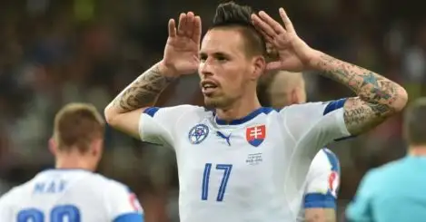 Hamsik hammers Slovakia to victory over Russia