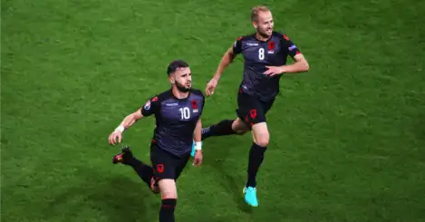 Albania secure historic win to finish third in group