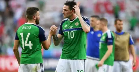Stuart Dallas & Kyle Lafferty: No way through for Northern Ireland