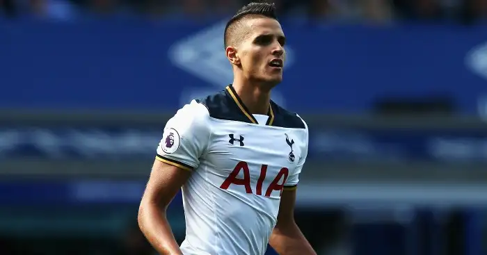 Erik Lamela: On target for Spurs at Everton