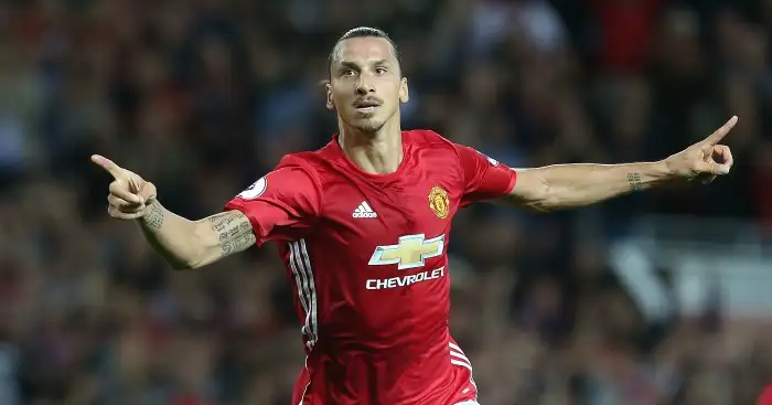 Zlatan Ibrahimovic: Doing his best to turn Manchester red