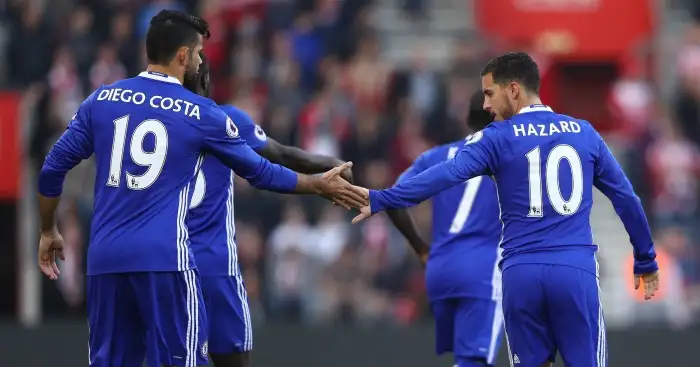 Diego Costa: Wants to keep partnership with Hazard