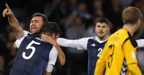 Late leveller spares Scotland’s blushes against Lithuania