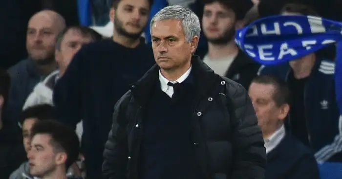 Jose Mourinho: Manager looks on as team is thrashed