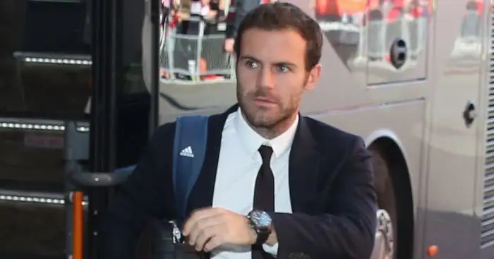 Juan Mata: Takes time out for United fan