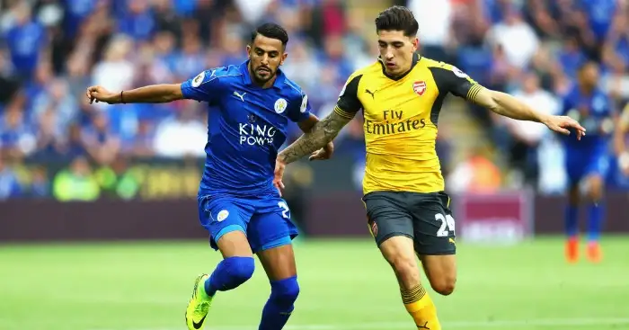 Riyad Mahrez: Winger in action against Arsenal this term