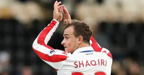 Stoke midfielder Fletcher compares team-mate Shaqiri to Messi