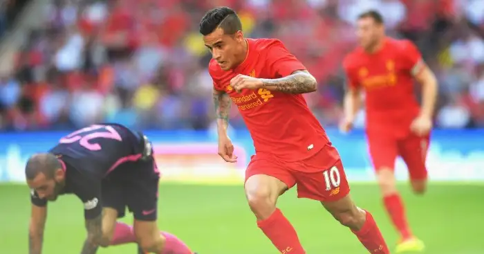 Philippe Coutinho: Attacker in action against Barcelona