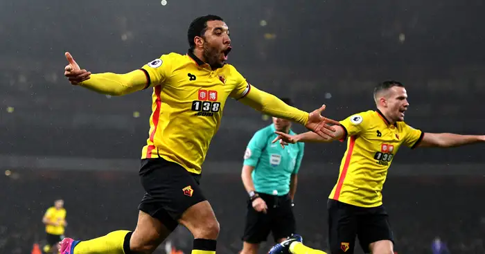 Troy Deeney: Matchwinner against Arsenal