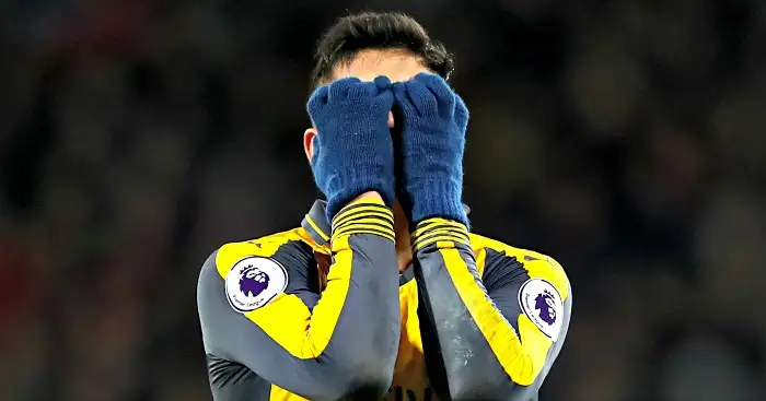 Alexis Sanchez: Visibly frustrated against Bournemouth