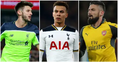 PL stats: Lallana flying, Giroud on fire, Alli and Spurs lethal