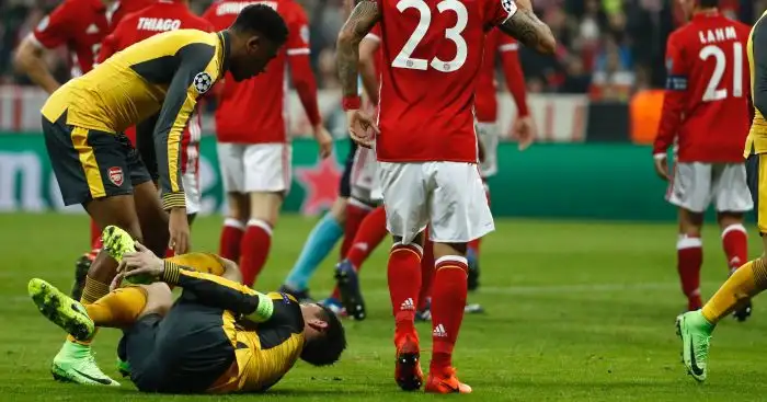 Koscielny faces scan ahead of Arsenal’s clash with Sutton