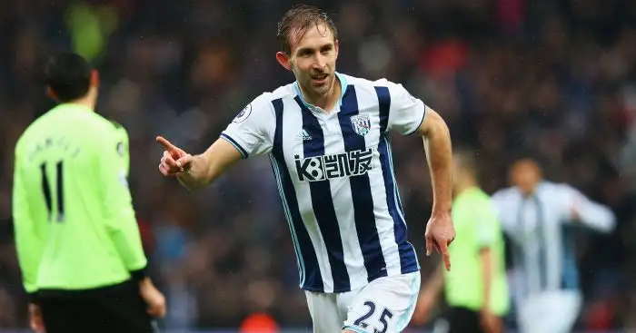 Craig Dawson: Celebrates netting for Baggies