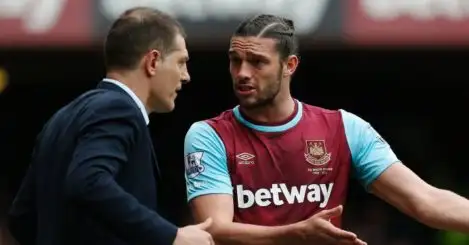 West Ham star Carroll sidelined again after miskicking ball