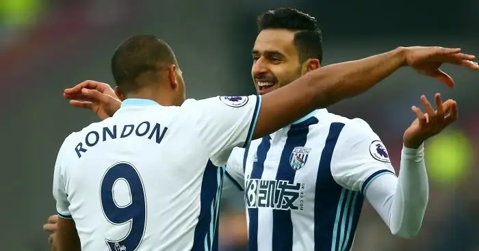 Salomon Rondon: Leads the line at The Hawthorns
