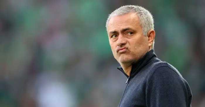 Jose Mourinho: Faces former club Chelsea on Monday night